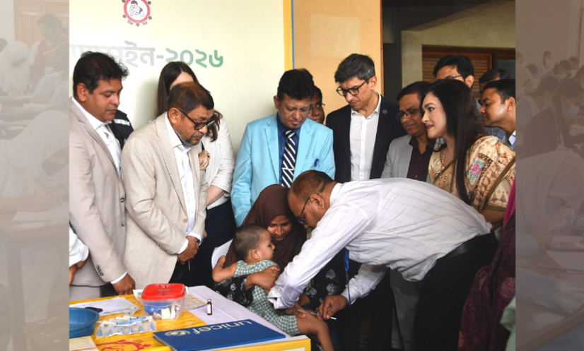 সারা দেশে হামের টিকাদান কর্মসূচি উদ্বোধন করলেন স্বাস্থ্যমন্ত্রী